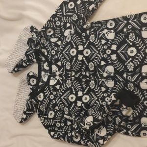 Zip up footie PJs size 7